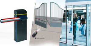 Gate Barrier, parking barriers, automatic swing doors, sliding doors
